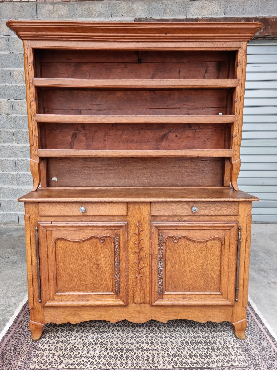 Louis XV Oak Sideboard From The 18th Century -photo-8