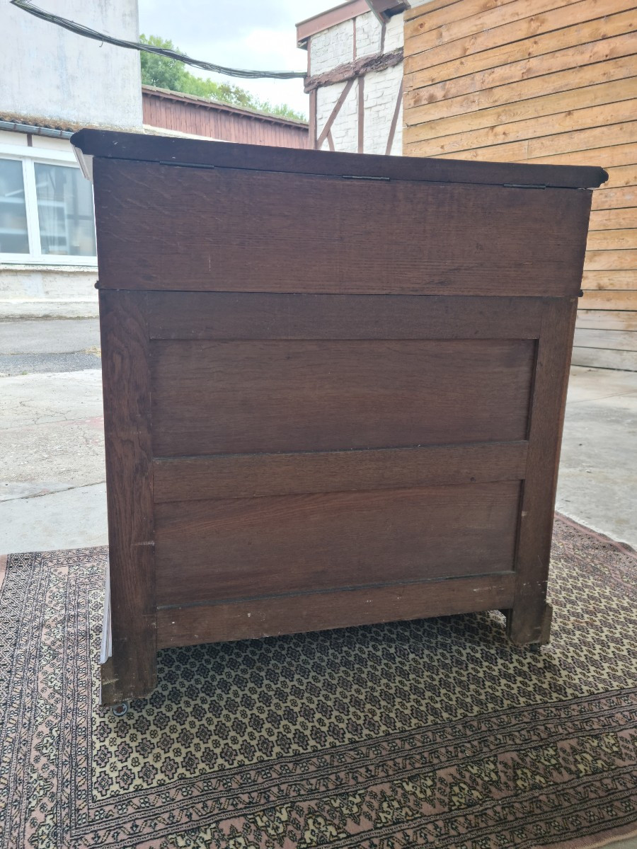Commode de toilette, en acajou, Louis Philippe d'époque 19ème. -photo-5