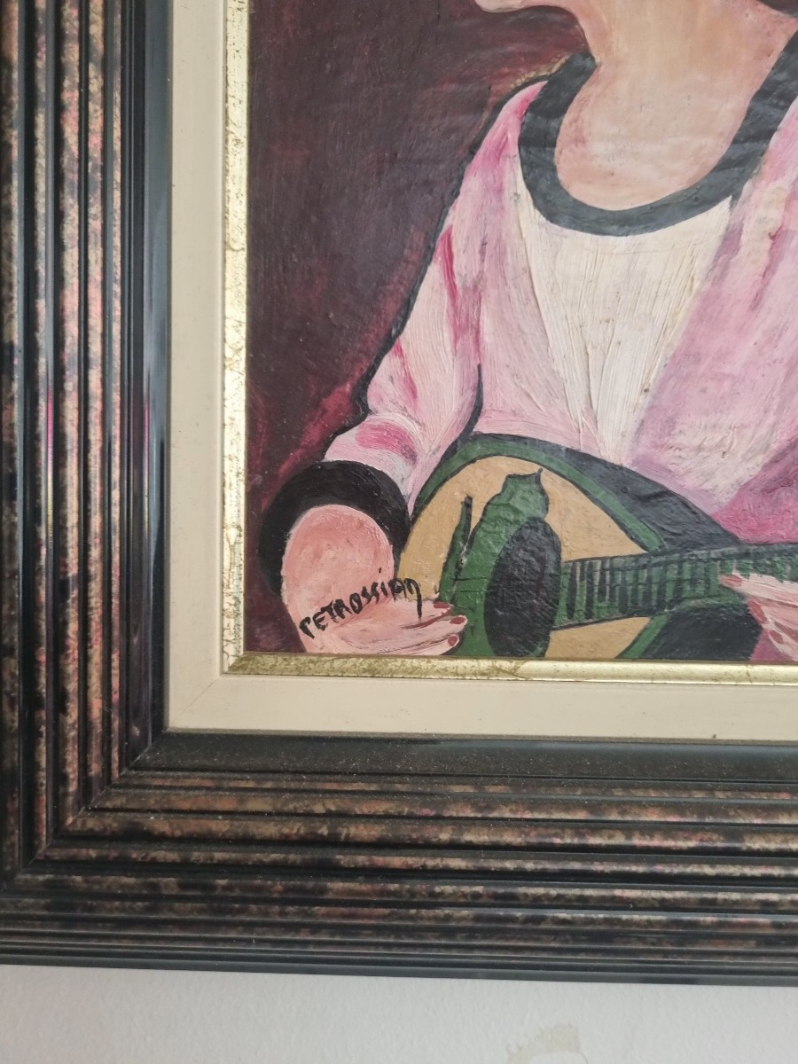 Petrossian "femme à la mandoline "-photo-2