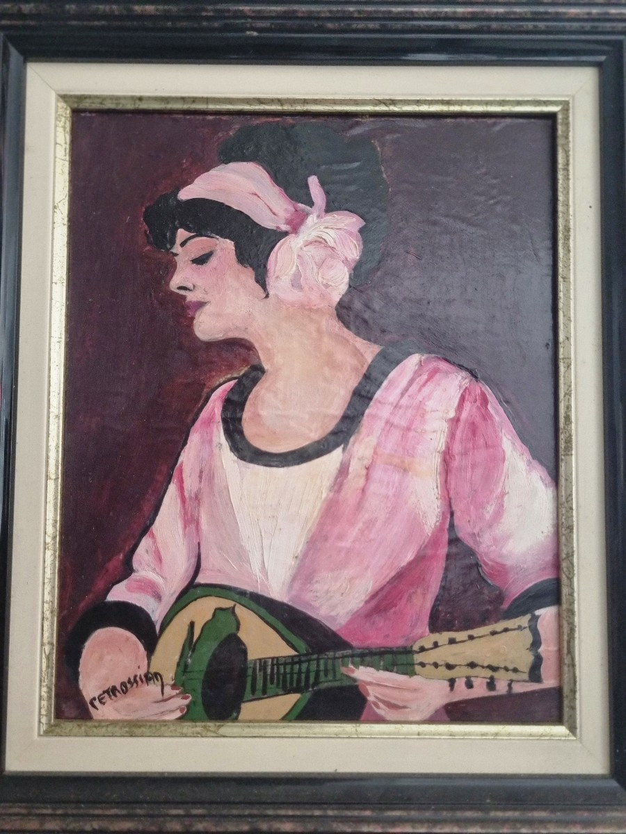 Petrossian "femme à la mandoline "-photo-3
