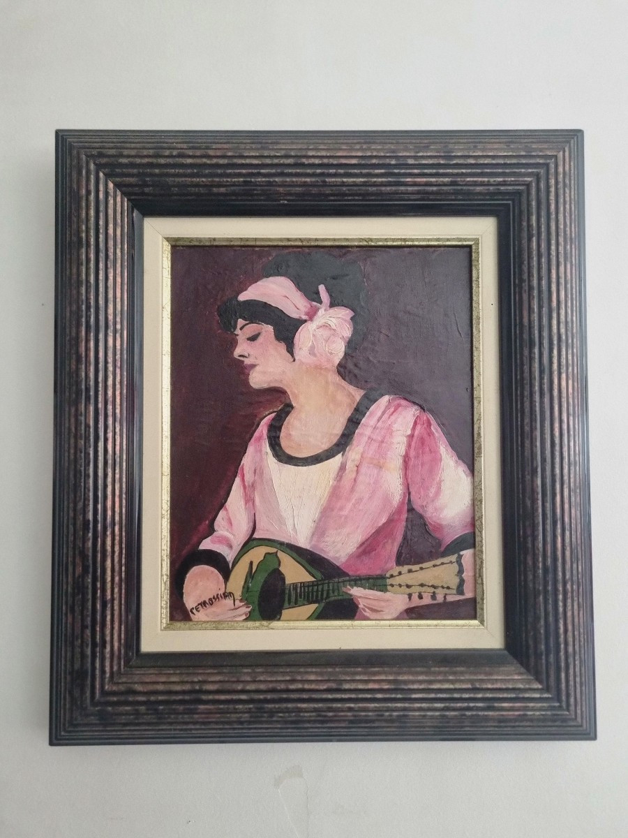 Petrossian "femme à la mandoline "-photo-4