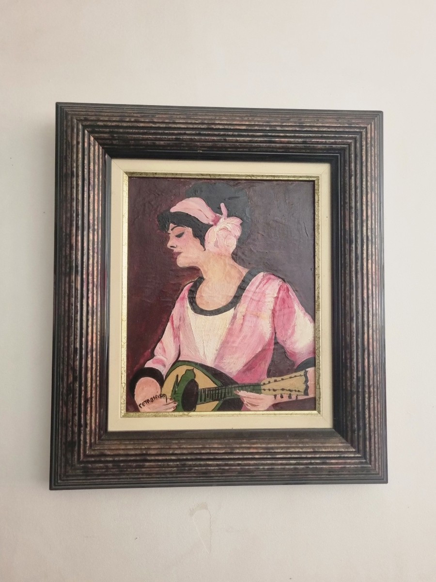 Petrossian "femme à la mandoline "