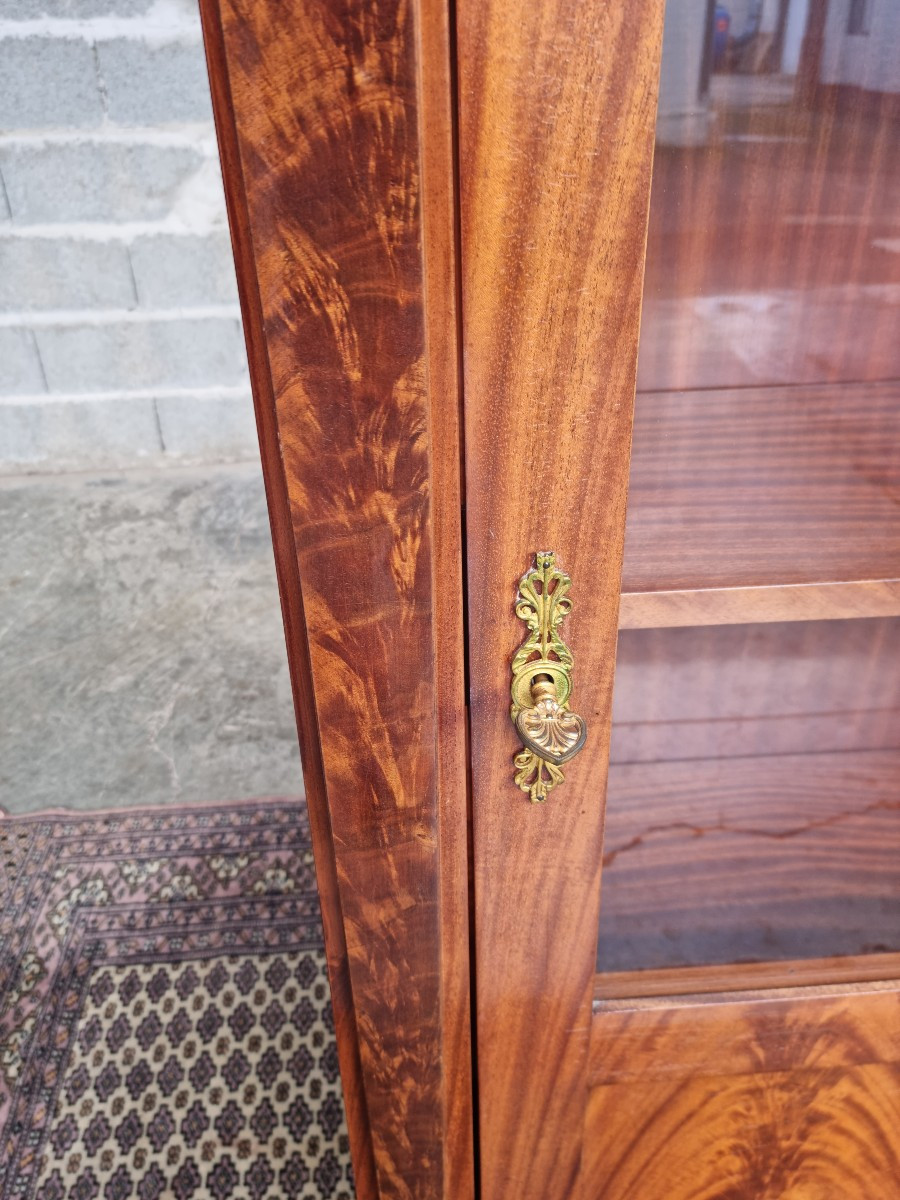 Mahogany Display Cabinet, Empire, 20th Century -photo-4