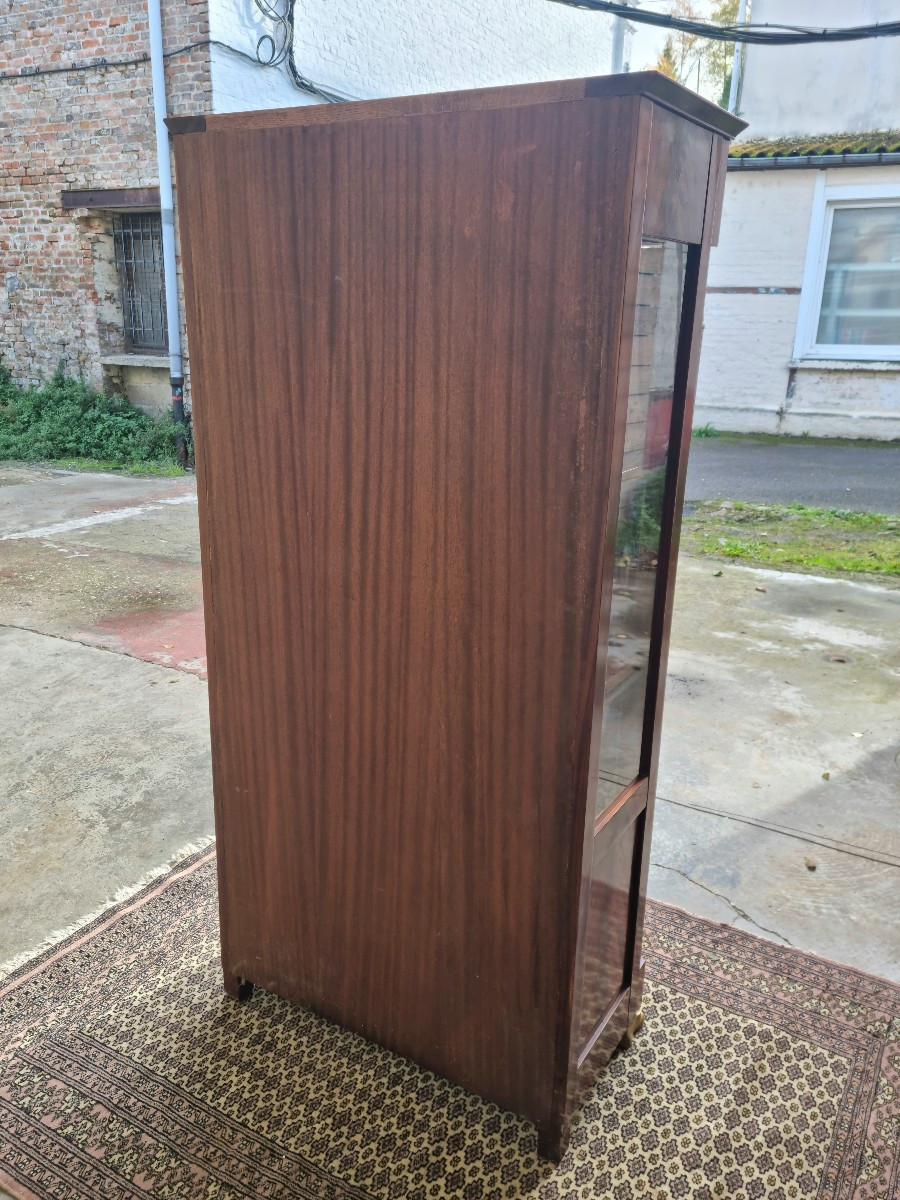 Mahogany Display Cabinet, Empire, 20th Century -photo-5