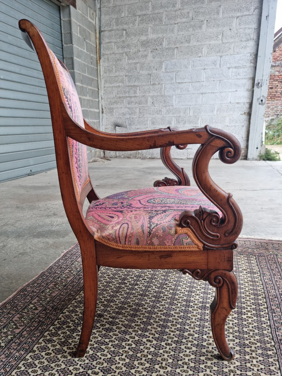 Restoration Armchair, From The 14th Century. -photo-1