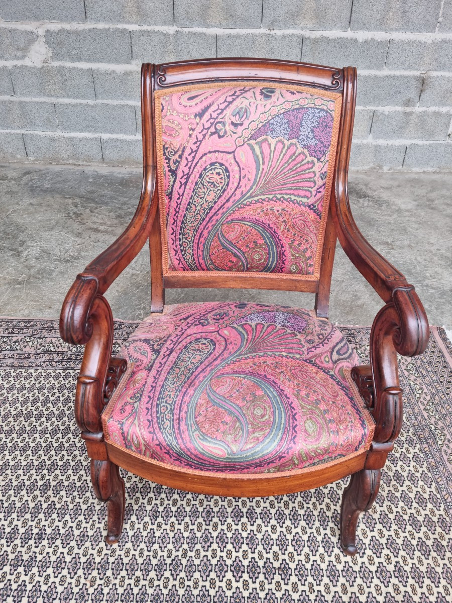 Restoration Armchair, From The 14th Century. -photo-6