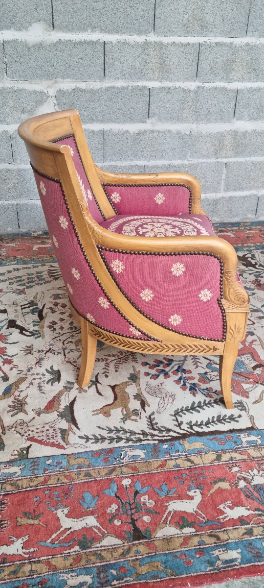 Pair Of Empire Armchairs – French Work, Early 20th Century-photo-3