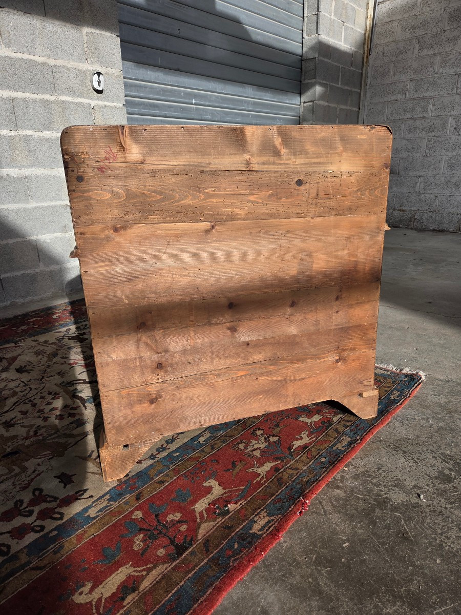Louis XV Style Curved Slant-front Secretary Desk, Burr Walnut Veneer – Late 19th Century-photo-7