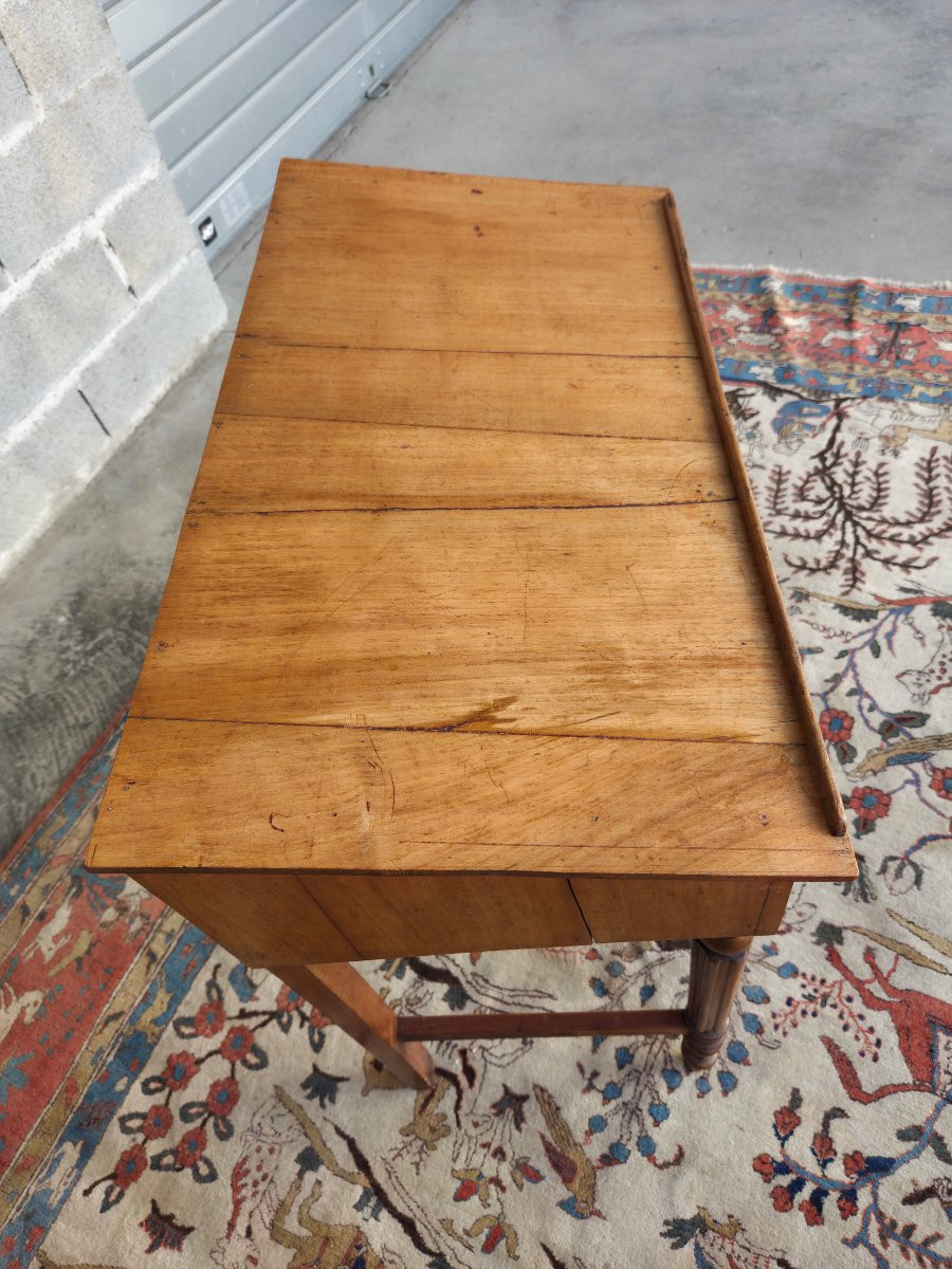 Blond Cherry Wood Writing Desk , Louis Philippe , 20th Century 19th Century-photo-4