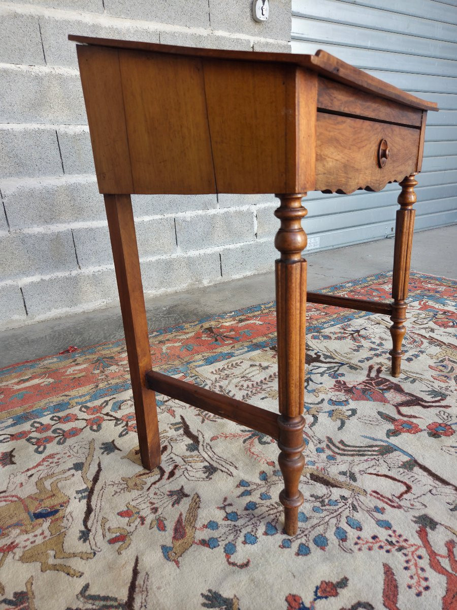 Blond Cherry Wood Writing Desk , Louis Philippe , 20th Century 19th Century-photo-2