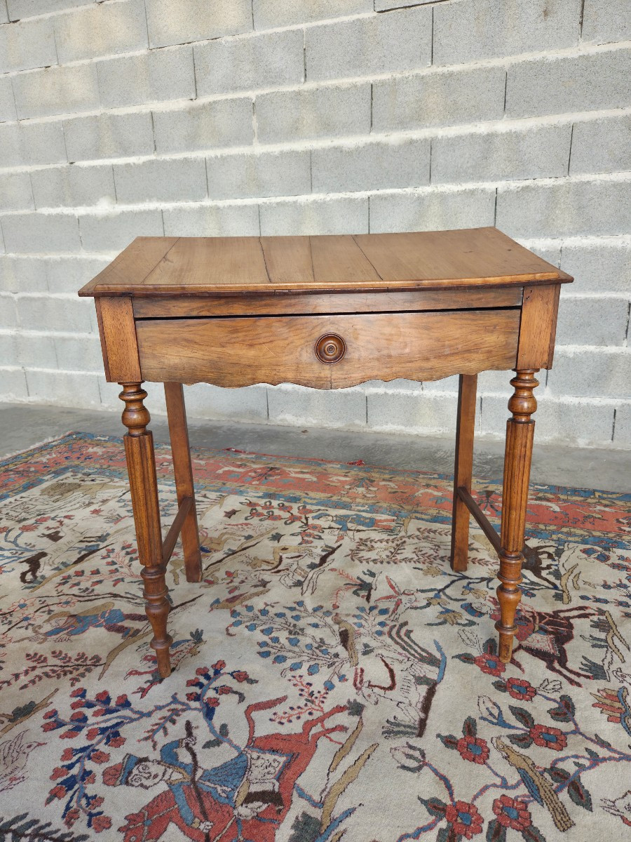 Blond Cherry Wood Writing Desk , Louis Philippe , 20th Century 19th Century