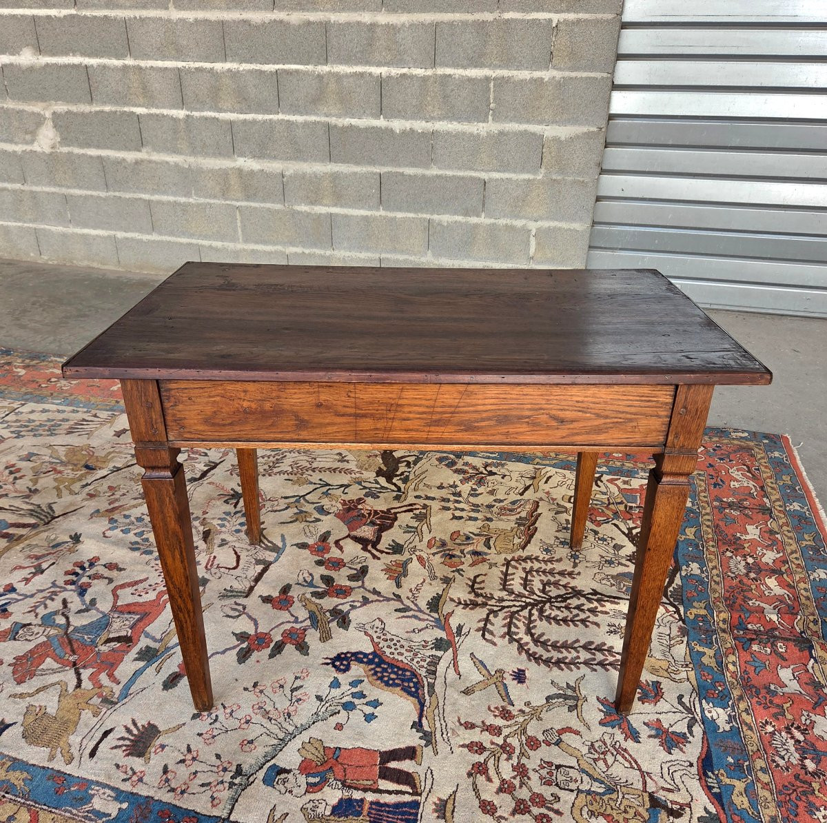 Table en chêne. Directoire, fin XVIII ème, début XIXème-photo-4