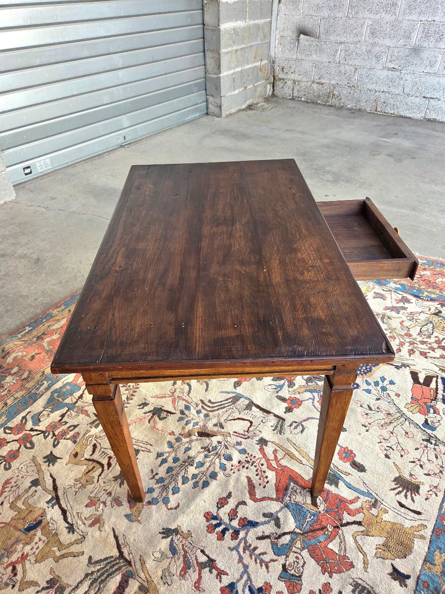 Table en chêne. Directoire, fin XVIII ème, début XIXème-photo-7