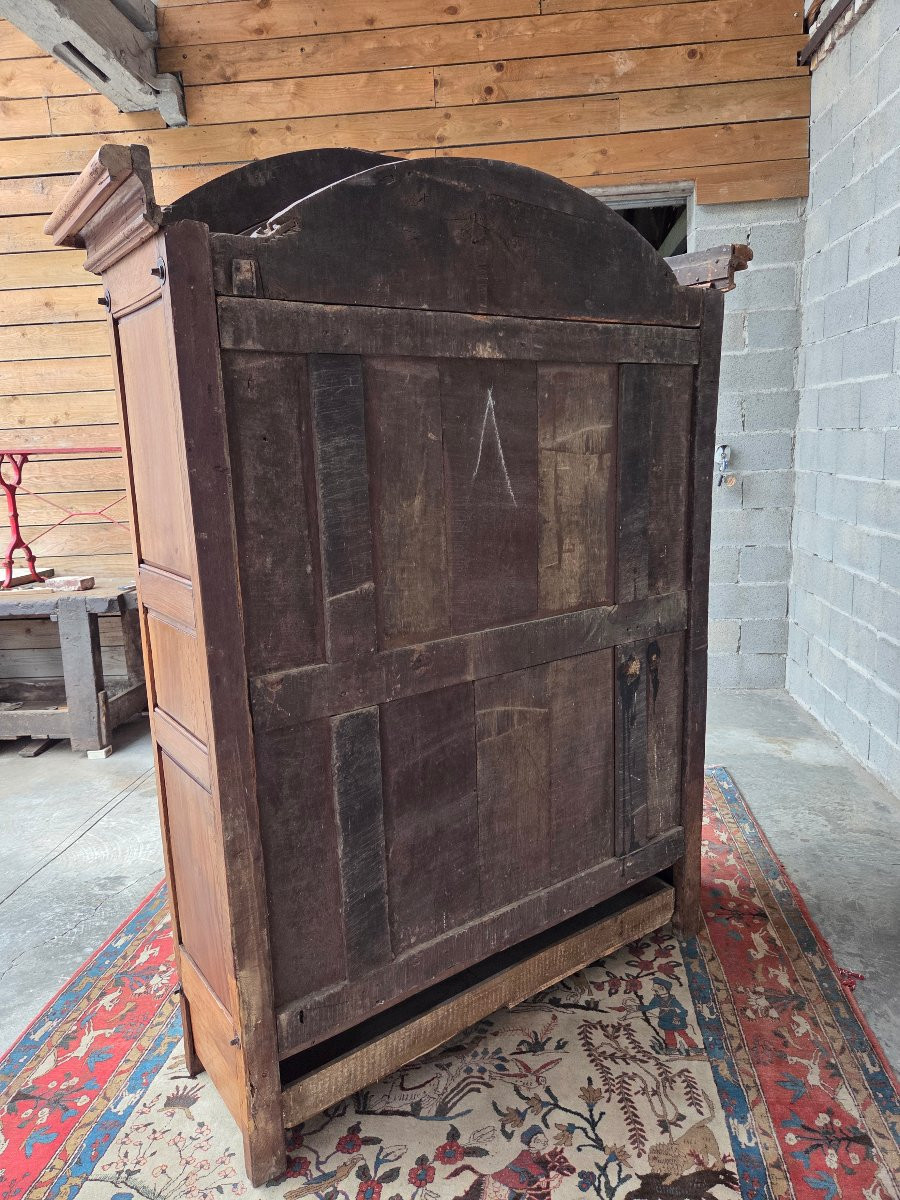  Double Evolution Walnut Armoire, Louis XIV, 18thᵉ Century-photo-7
