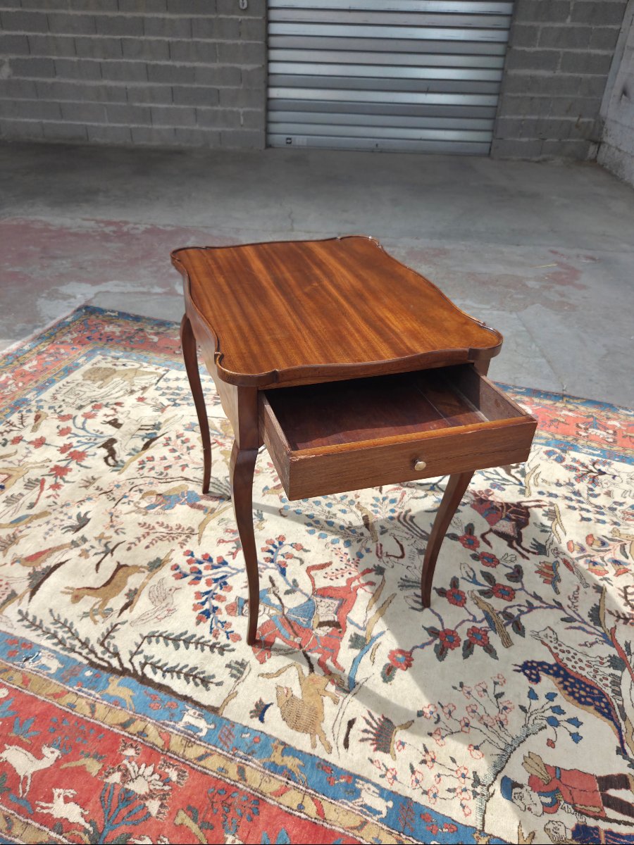 Table d'appoint en acajou ,de salon, Louis XV,d'époque XXᵉ siècle-photo-3