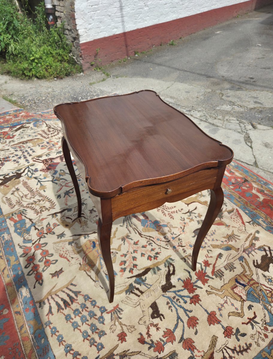 Table d'appoint en acajou ,de salon, Louis XV,d'époque XXᵉ siècle-photo-1