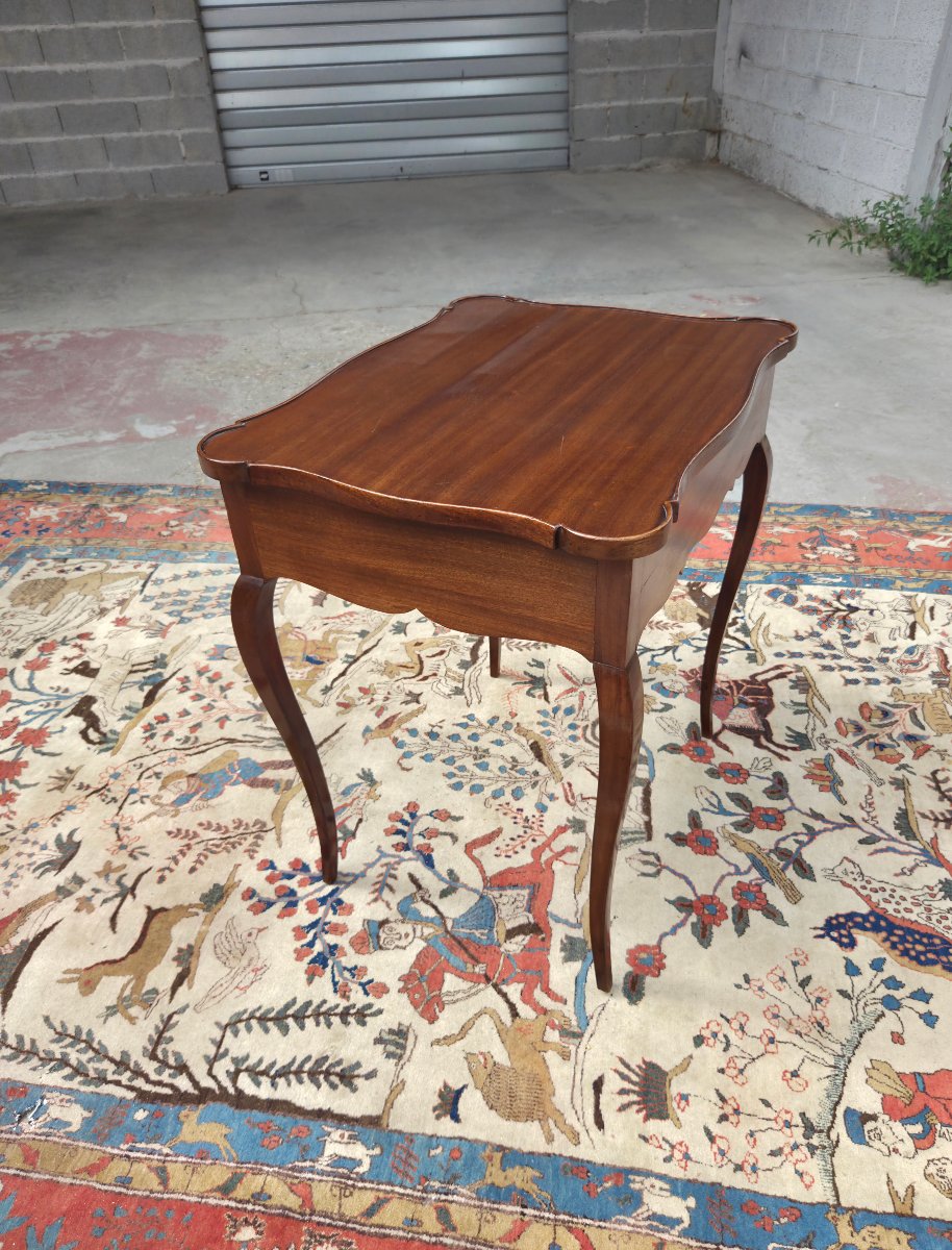 Table d'appoint en acajou ,de salon, Louis XV,d'époque XXᵉ siècle-photo-5