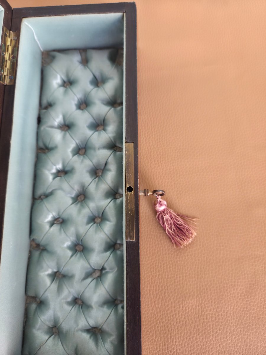 Napoleon III Box, Boulle Marquetry, Loupe And Mother Of Pearl, Napoleon III, XIXᵉ Period.-photo-5