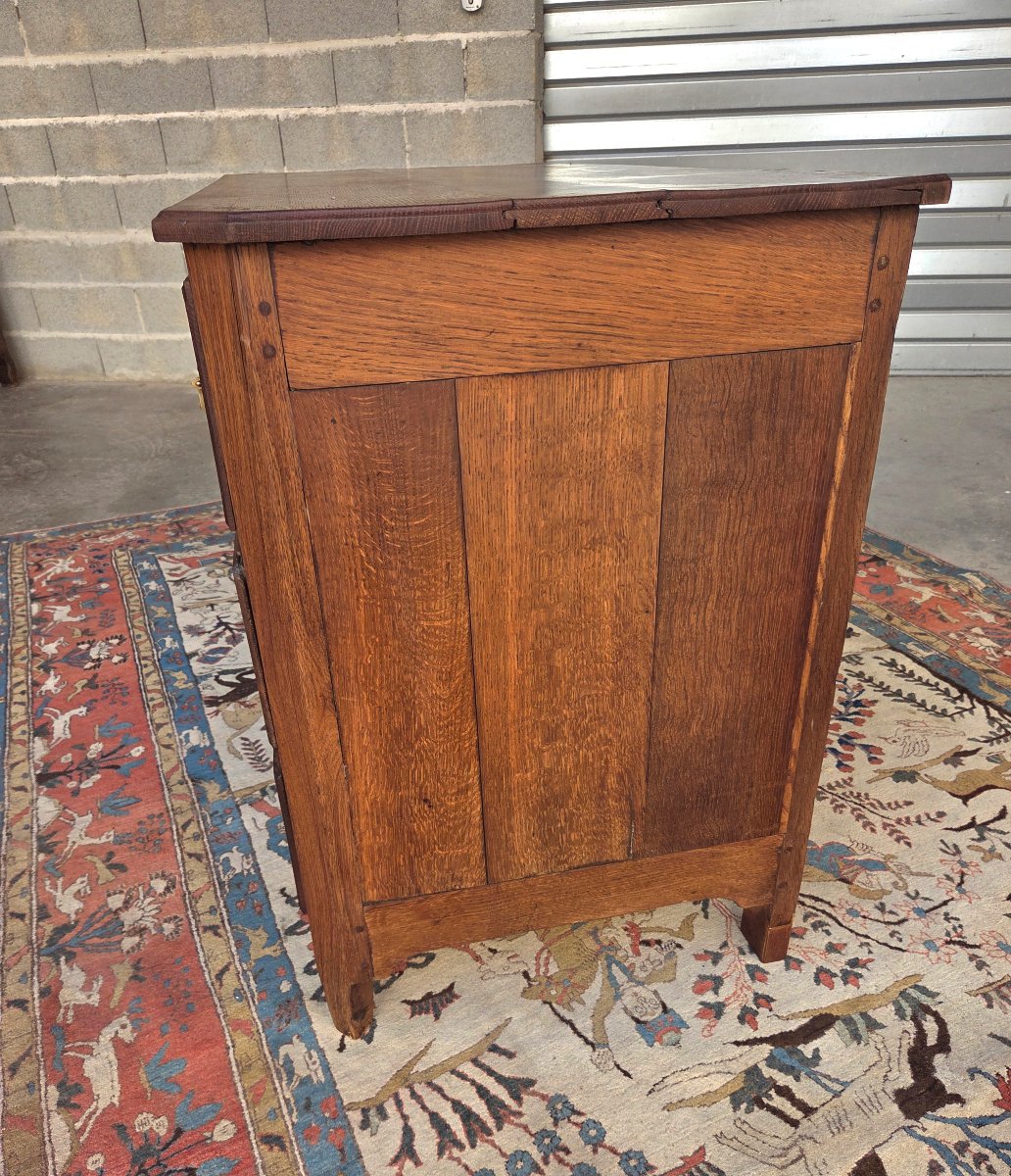 Commode en chêne, régionale, Louis XVI, d'époque XVIIIᵉ Siècle-photo-3
