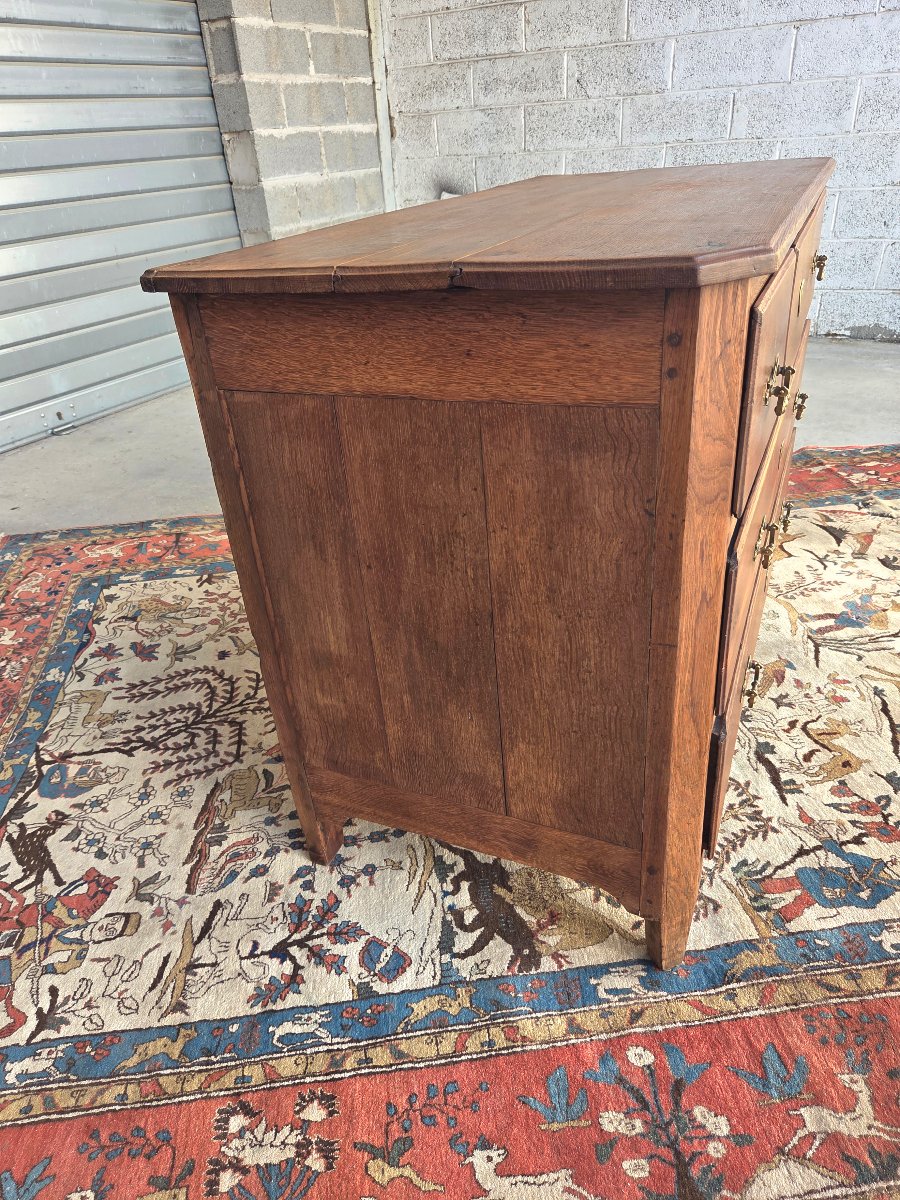 Commode en chêne, régionale, Louis XVI, d'époque XVIIIᵉ Siècle-photo-6