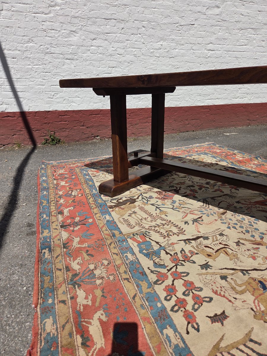 Table de ferme en chêne  "dite Monastère ", Louis XIII, d'époque XXème -photo-8