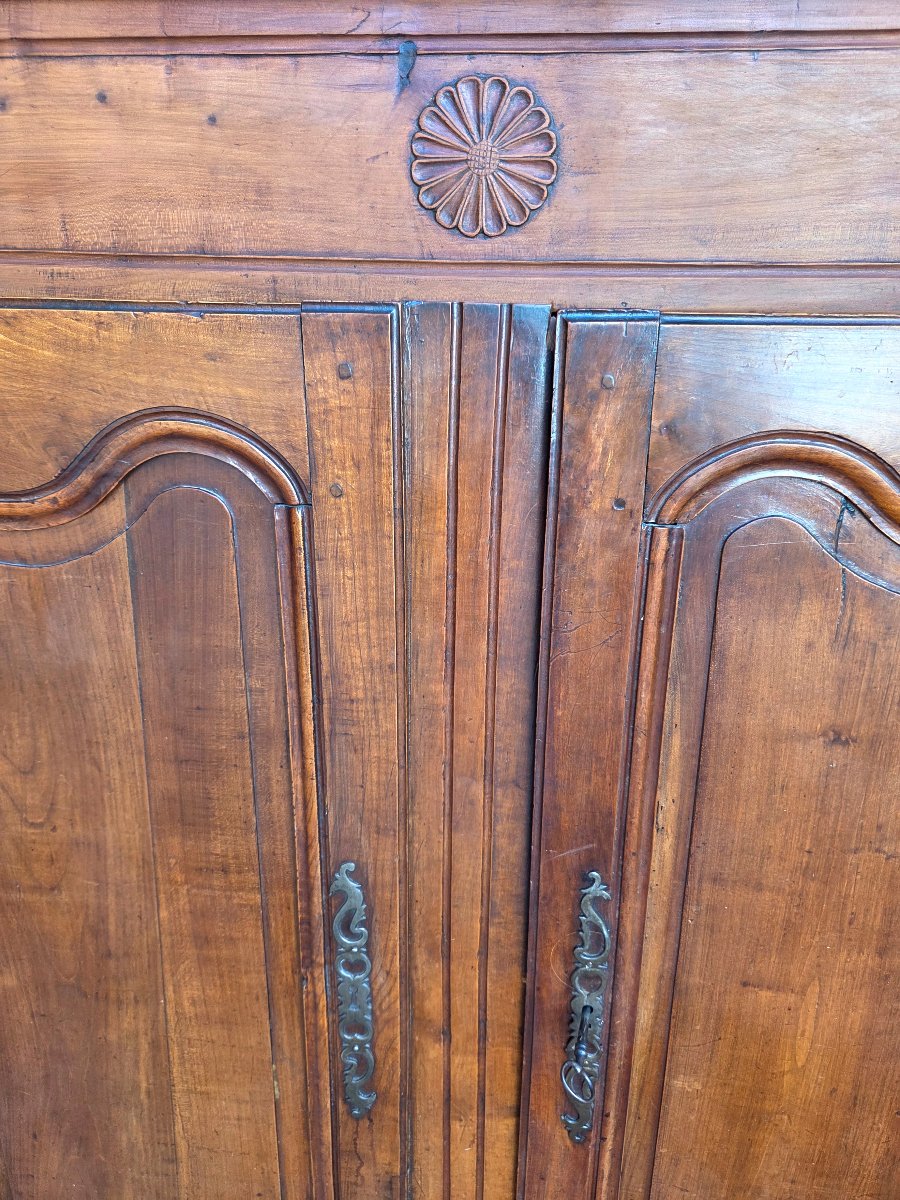 Buffet haut dit 3/4,  en merisier. Époque Louis XV, XVIIIᵉ siècle-photo-2