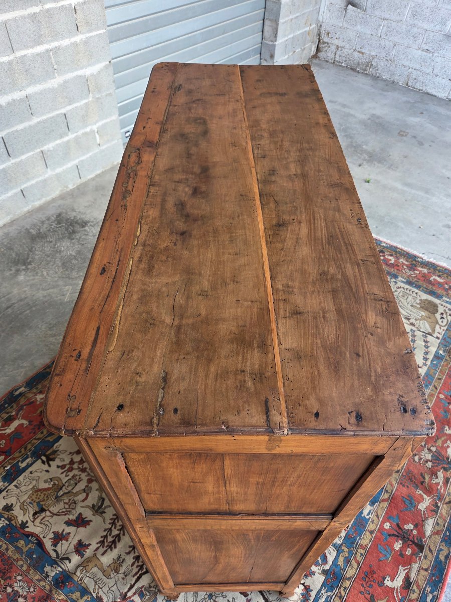 Buffet haut dit 3/4,  en merisier. Époque Louis XV, XVIIIᵉ siècle-photo-4