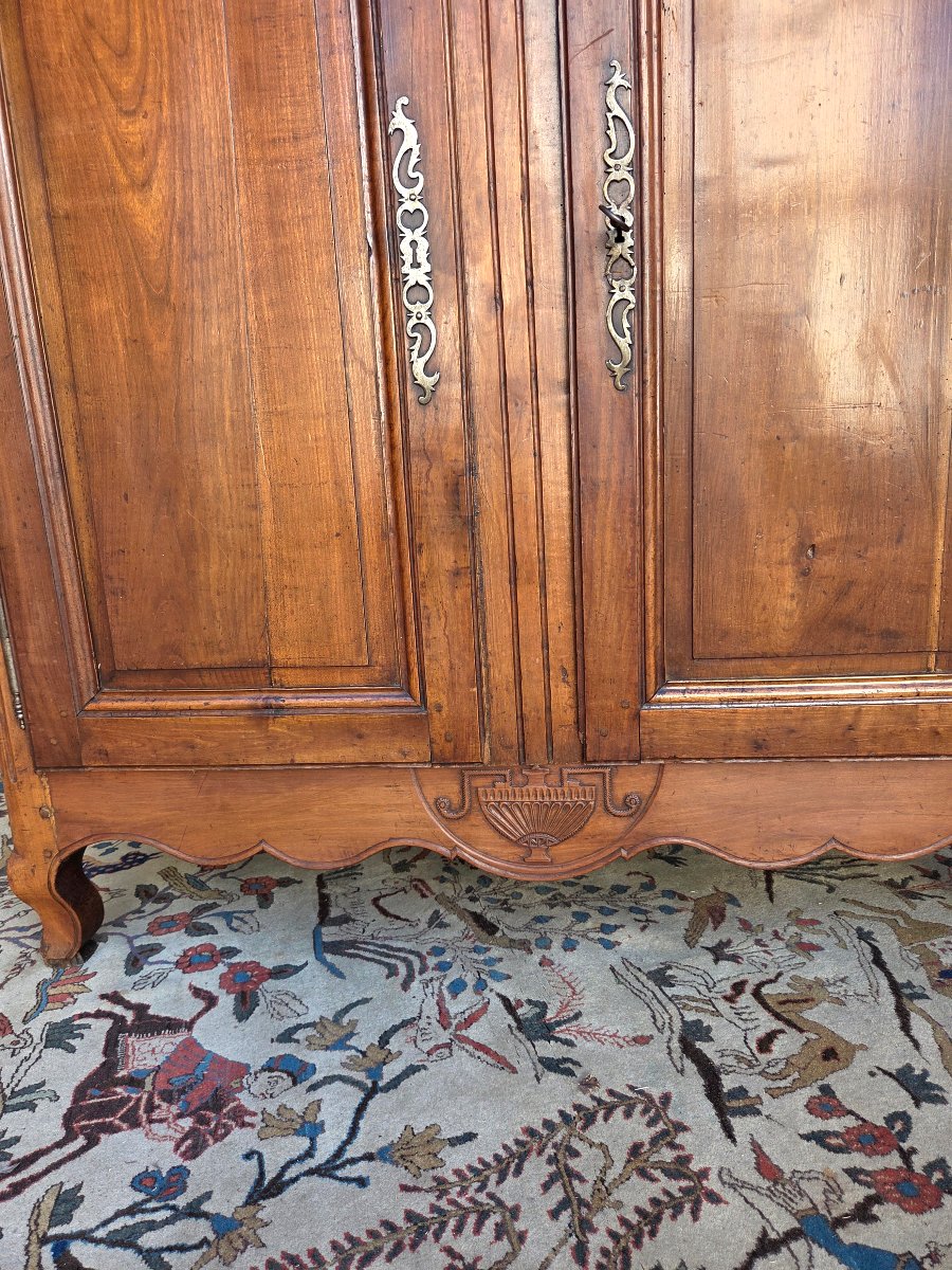 Buffet haut dit 3/4,  en merisier. Époque Louis XV, XVIIIᵉ siècle-photo-5