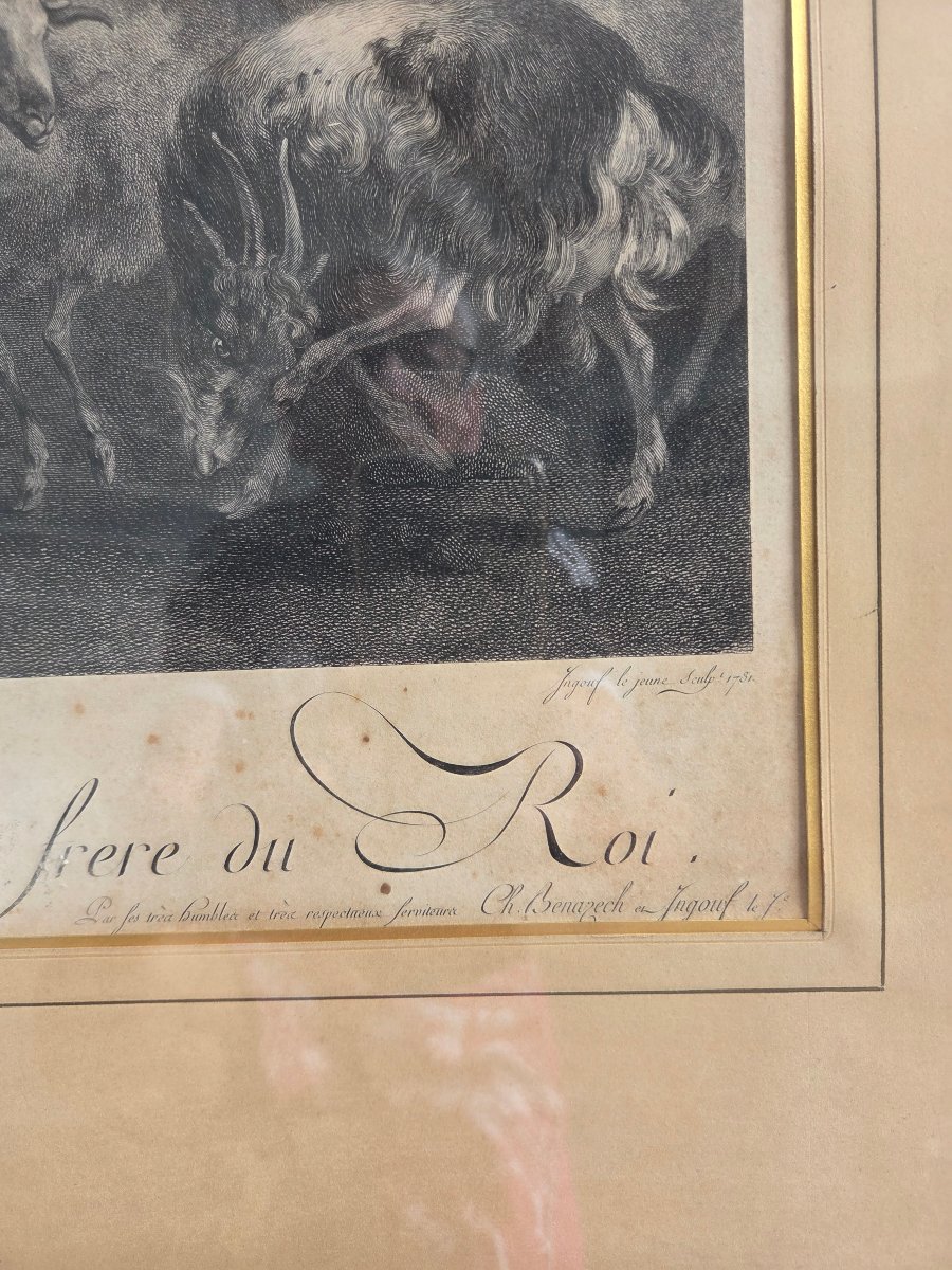 Le Retour du Laboureur. Grande estampe XVIIIᵉ siècle. Ingouf le Jeune d’après Charles Benazech-photo-3