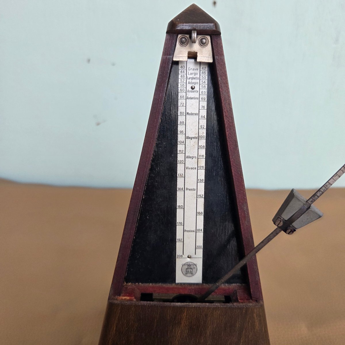 Maëlzel Metronome, Rosewood Case. Early 20th Century-photo-2