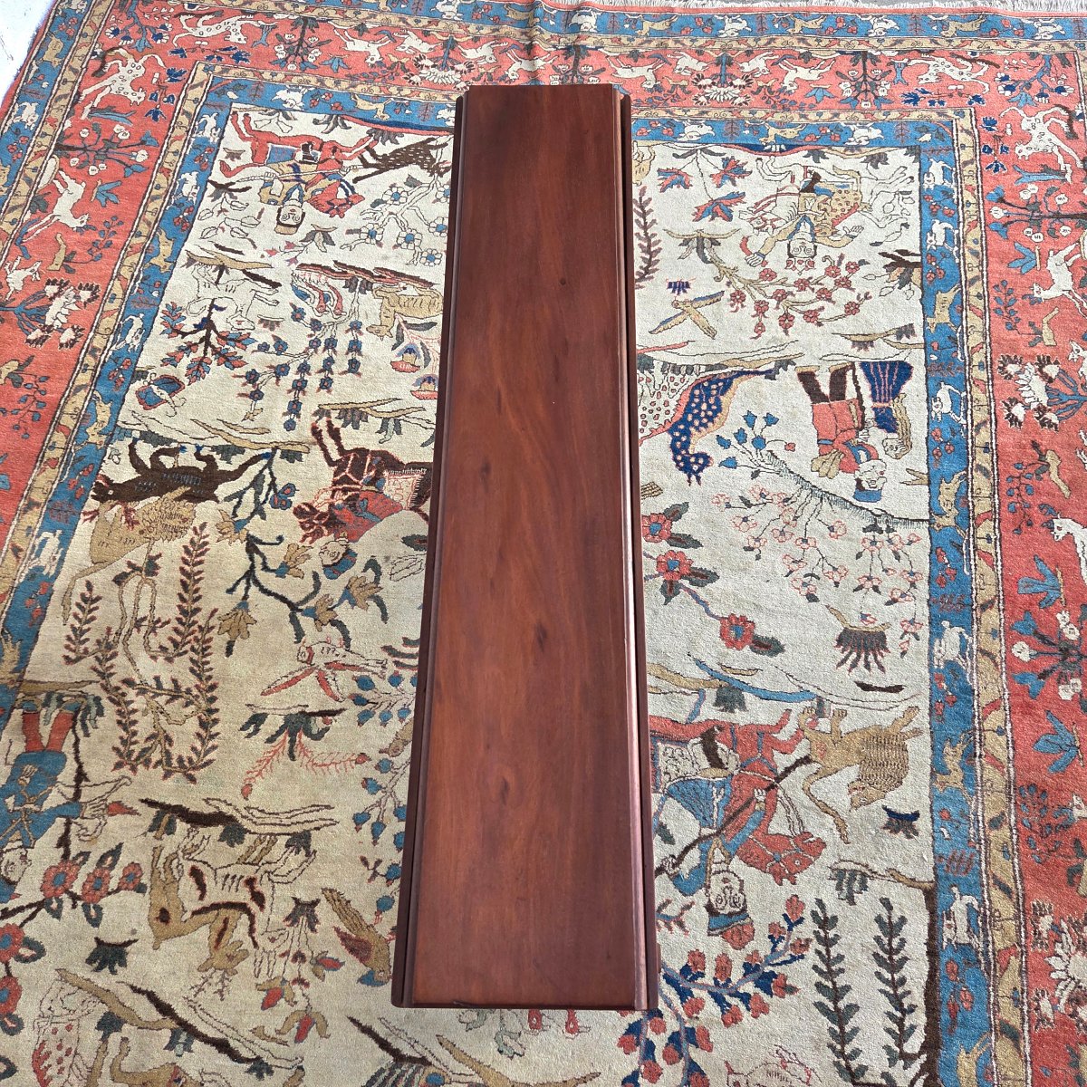 English Mahogany Gateleg Table With Twisted Legs. 19th-century Period Piece-photo-3