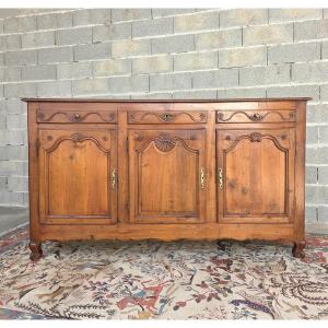 Enfilade Picarde dite de Vignacourt en merisier , Louis XV, d'époque XVIIIe siècle