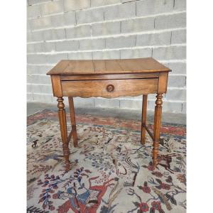 Blond Cherry Wood Writing Desk , Louis Philippe , 20th Century 19th Century