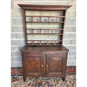 Buffet-coffre, vaisselier en chêne, Louis XV , d'époque XVIIIe siècle