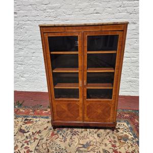 Rosewood Bookcase, Louis XVI Style, Art Deco Period, Circa 1930