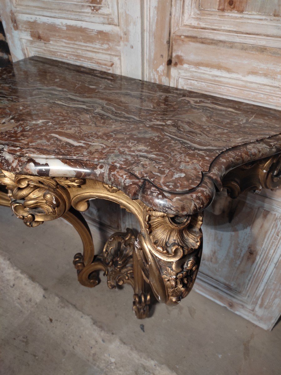 Console Bois Doré-photo-3