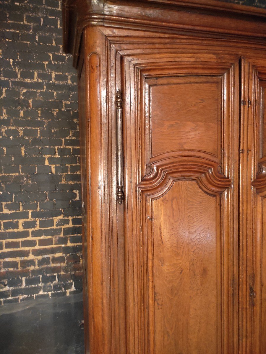 Louis XIV Wardrobe In Oak-photo-4
