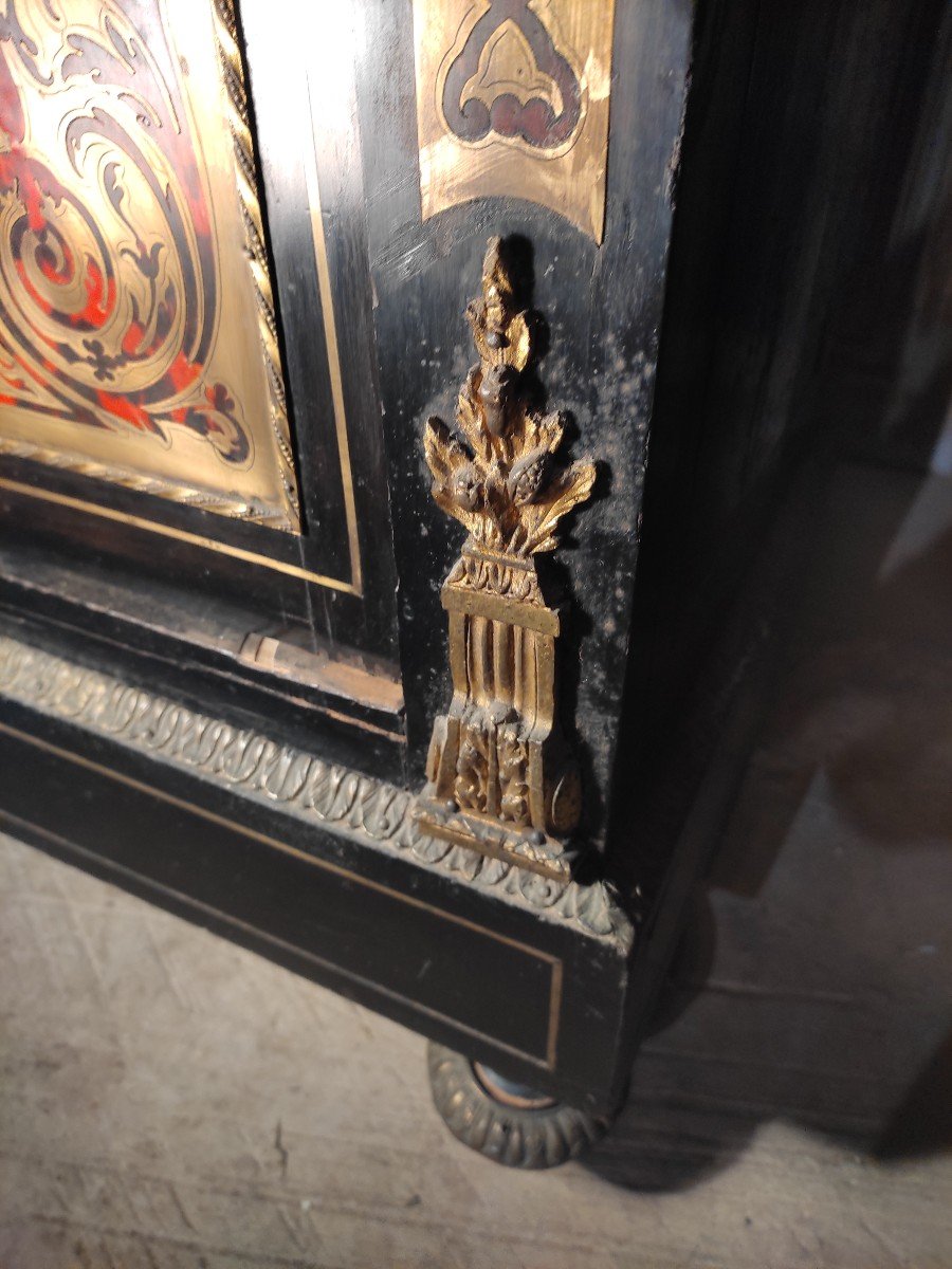 Bookcase In Boulle Marquetry-photo-3