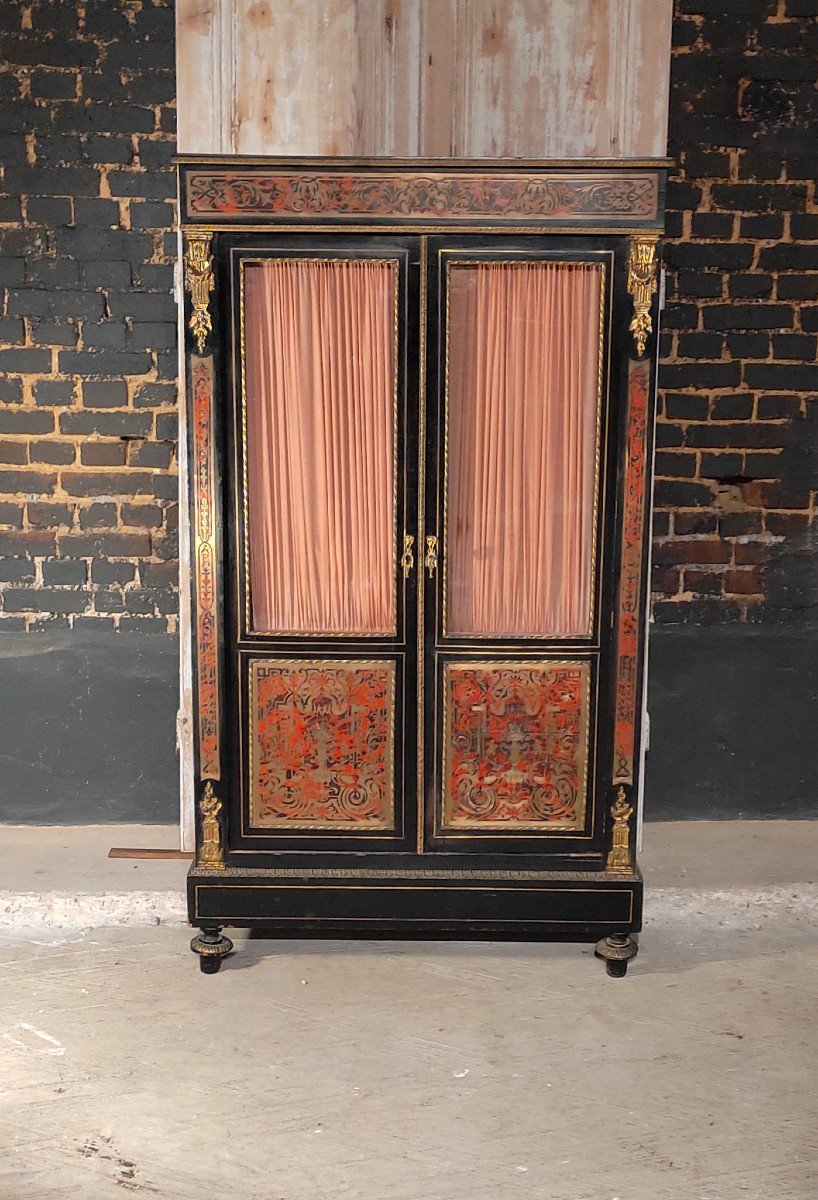 Bookcase In Boulle Marquetry