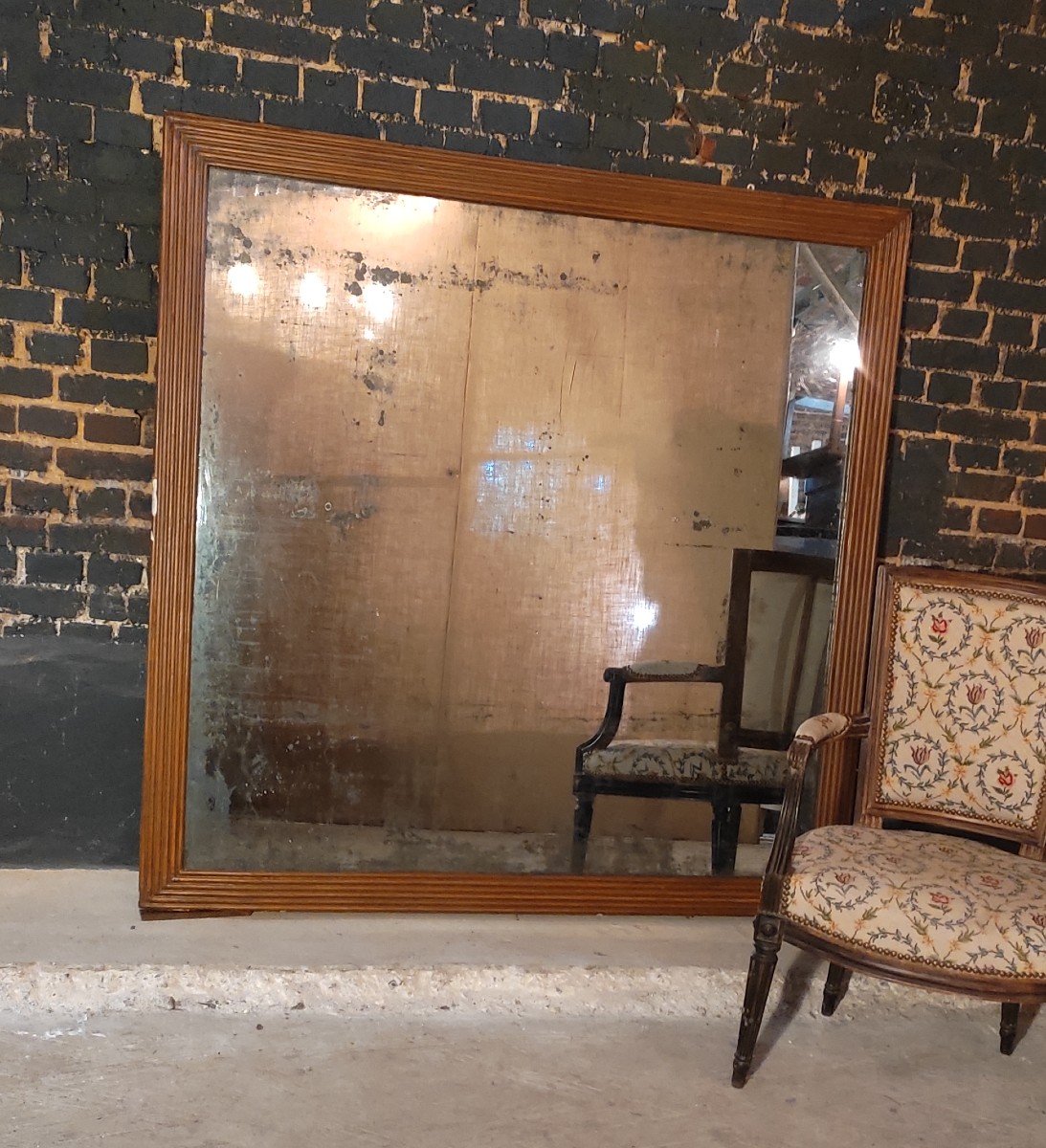 18th Century Channel Mirror-photo-4