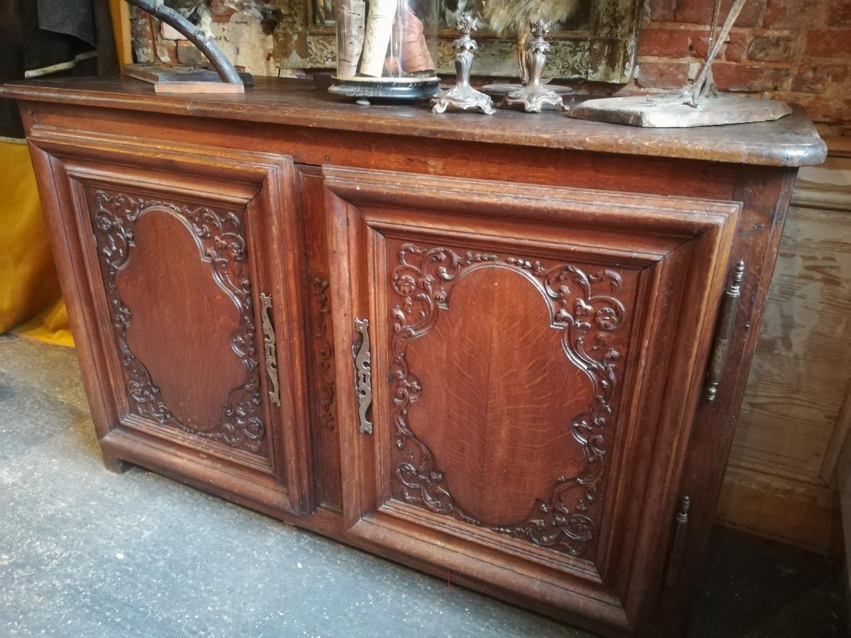 Bas De Buffet De Boiserie, XVIII ème-photo-2