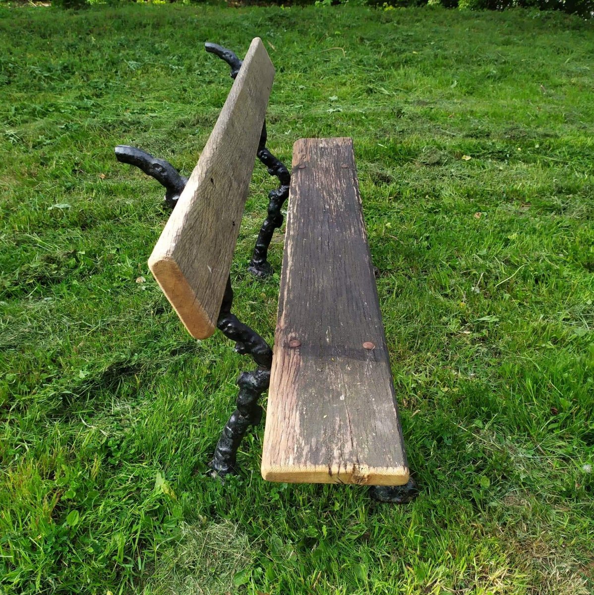 Banc De Jardin Pieds En Fonte-photo-1