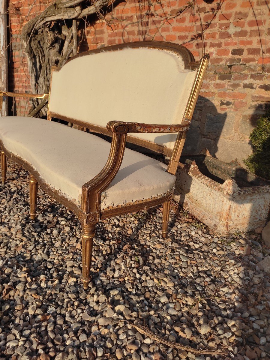 Large Louis XVI Bench-photo-4