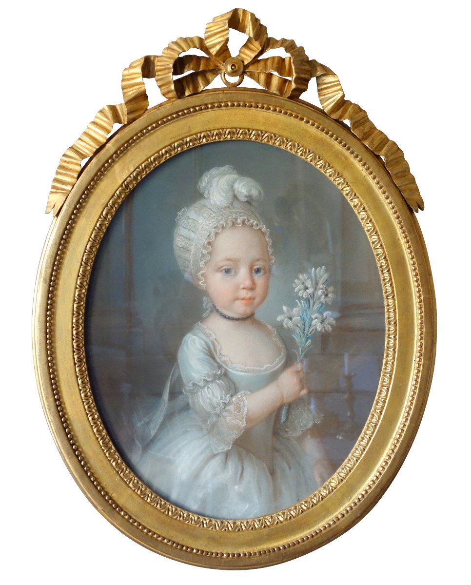 Portrait Pastel De Madame Royale, Marie Thérèse Ch De France, entourage de J. Siffred-Duplessis