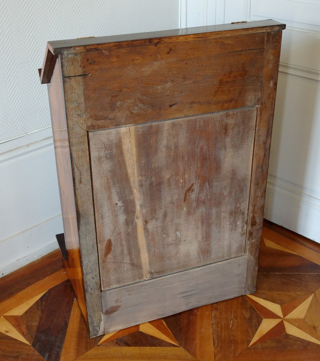 Louis XV Oratory Or Prie Dieu Furniture In Rosewood And Amaranth Marquetry-photo-3