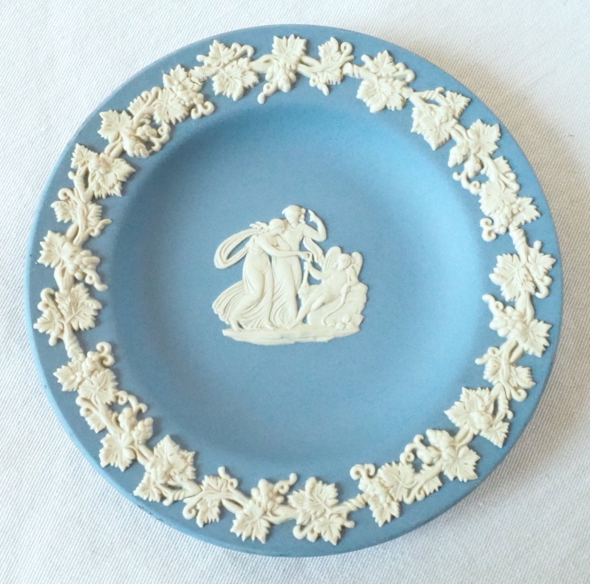 Wedgwood : Set Of 6 Porcelain Biscuit Plates-photo-4