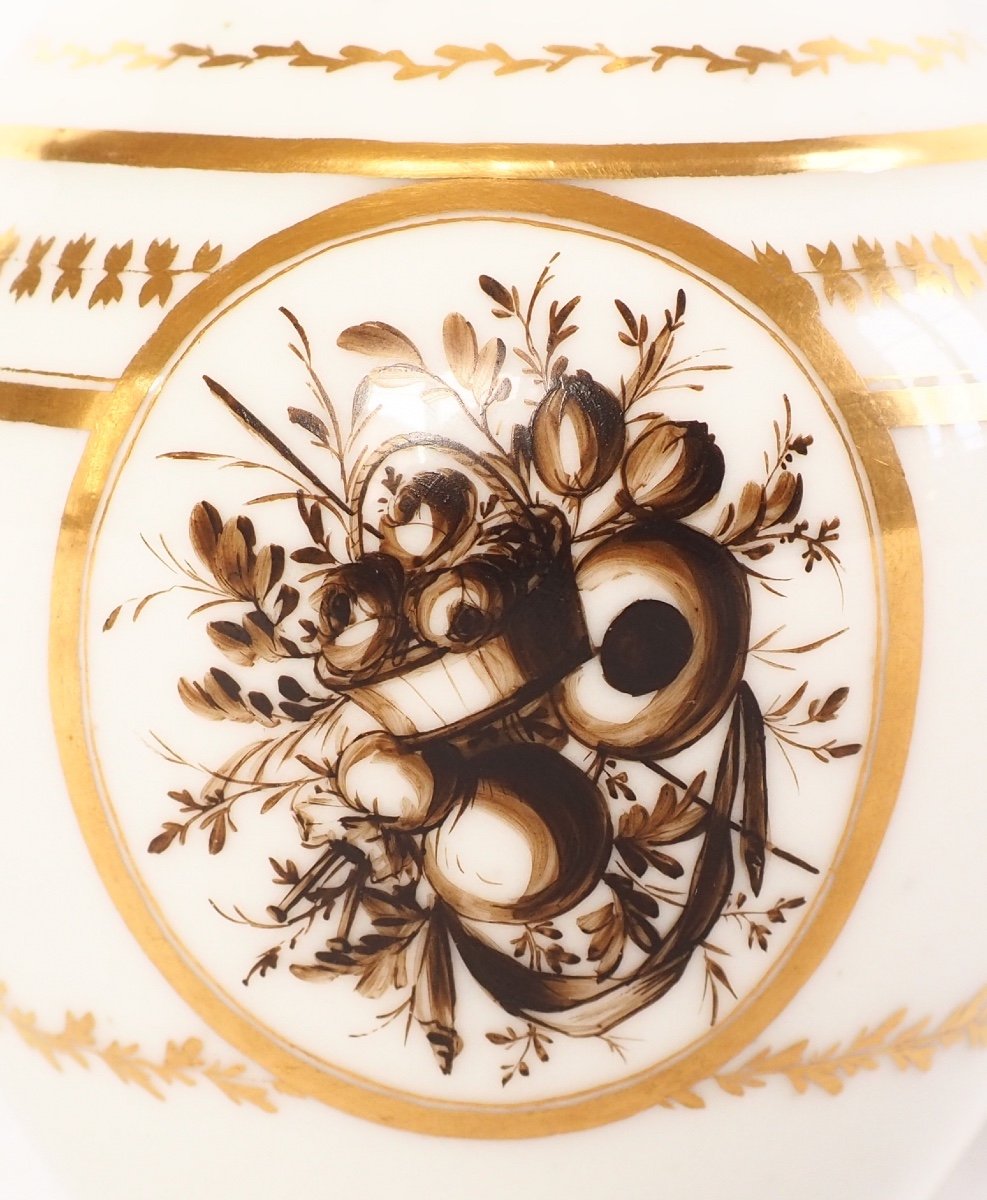 Paris Porcelain Milk Jug Attributed To Locre Manufacture - Late 18th Century-photo-3