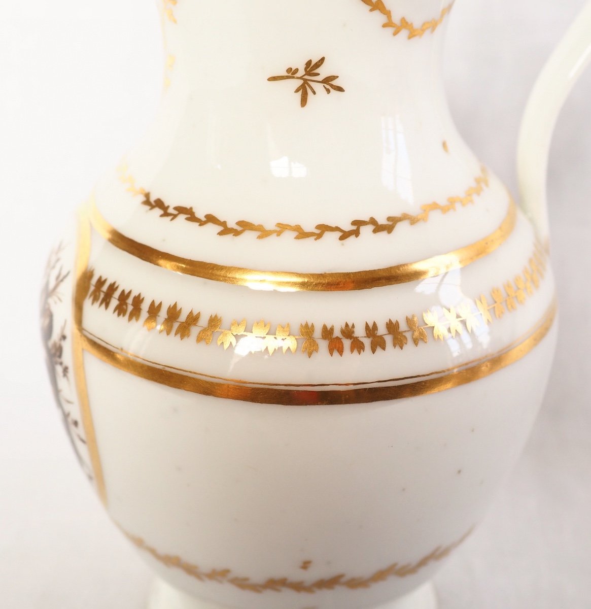 Paris Porcelain Milk Jug Attributed To Locre Manufacture - Late 18th Century-photo-4