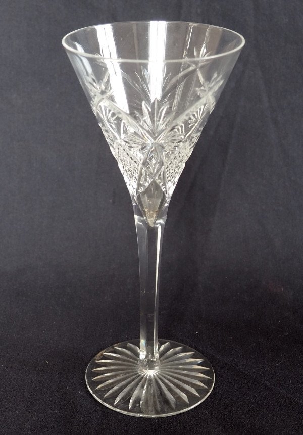 Baccarat: 6 Finely Cut Crystal Beer Glasses, Decor 10834 From The 1916 Catalog - 20.7cm-photo-1