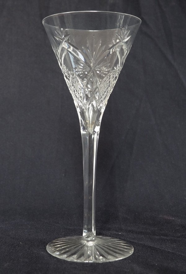 Baccarat: 6 Finely Cut Crystal Beer Glasses, Decor 10834 From The 1916 Catalog - 20.7cm-photo-2